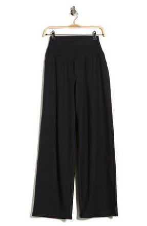 Yogalicious Lux Ventura Wide Waist Leggings in Black at Nordstrom Rack, Size X-Small