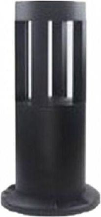 Trade Shop Trade Shop Traesio - Trade Shop - Lampada Da Terra Segnapasso Da Giardino Ip65 In Alluminio Vetro 12watt Es59 Nero