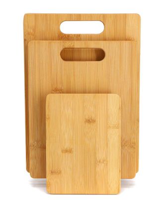 MegaChef MegaChef 3pc Bamboo Wood Cutting Board Set