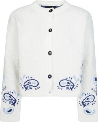 Alanui Island Roots Paisley Knitted Jacket