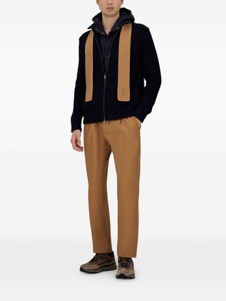 Herno Wool-Blend Hooded Sweatshirt - Navy
