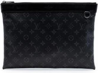 Louis Vuitton Pre-owned Canvas clutches - Dames - Vintage Clutch - Zwart - ONE Size - Vintage