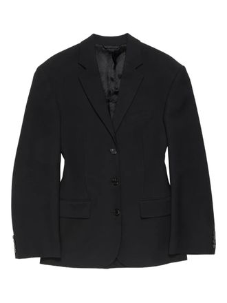 Acne Studios single-breasted blazer - women - Viscose/Acetate/Wool - 36 - Black