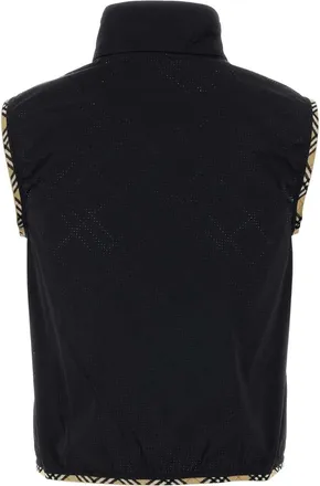 Burberry Womens Stretch Nylon Vest Black Elastane Vests