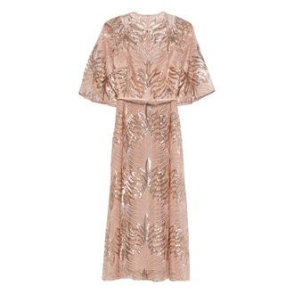 Elie Saab Sequin-embellished Midi Dress