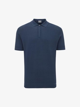 Gentiluomo Polo Zip | Blauw