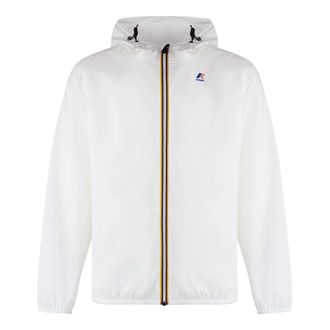 K-Way Light Jackets, male, White, 3XL, Le Vrai 3.0 Claude Hooded nylon jacket