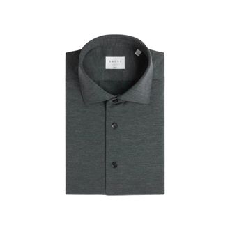 Xacus Heren, Overhemden, Grijs, Maat: 4XL Zijde