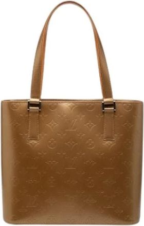 Louis Vuitton Pre-owned Stockton Tote - Dames - Vintage Shopper - Bruin - ONE Size - Vintage