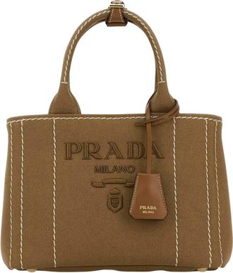 Prada Brown Jardiniere Small Tote