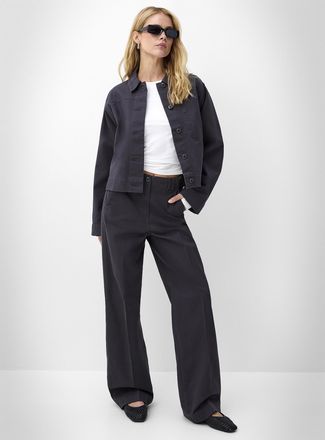 Jack & Jones Womens Katy wide-leg chino pant