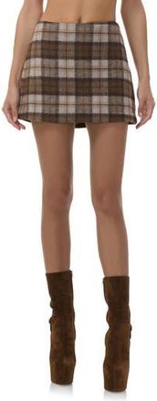 AFRM Belfast Plaid Miniskirt in Cashmere Plaid at Nordstrom Rack, Size X-Large