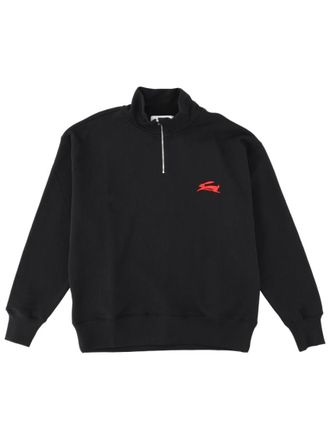 Msgm Black Graphic Sweatshirt
