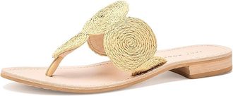 Jack Rogers Margo Flat Sandal Womens Sandals Natural : 8.5 M, Leather