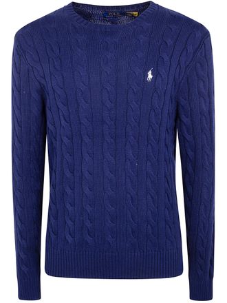 Ralph Lauren Long Sleeves Round Neck Rib Sweater