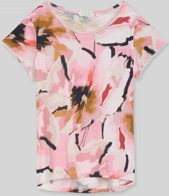 Tom Tailor Regular Fit T-Shirts aus reiner Baumwolle in Hellrot, Gr&ouml;&szlig;e XXXL