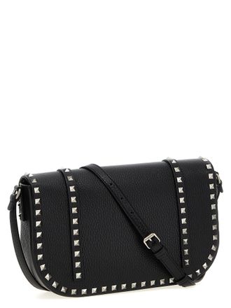 Valentino Garavani Rockstud Shoulder Bag - Black