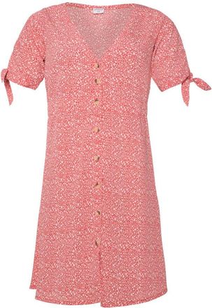 Protest Strandkleid PROTEST Kleid PRTGARACHINE, Damen, Gr. XS, EURO, rot (rusticrust), Obermaterial: 100% Polyester PES., Kleider Strandkleid