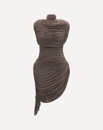 Magda Butrym Draped high-neck Dress Female 38