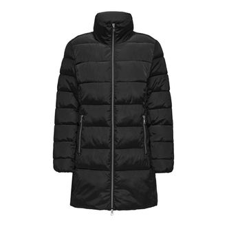 Only Lange donsjas met opstaande kraag