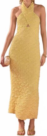 endless rose Womens Marigold Midi Dress In Yellow