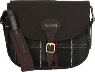 Barbour Cromarty Crossbody Bag - Dames - Schoudertassen - Groen - ONE Size - Wol - Tassen