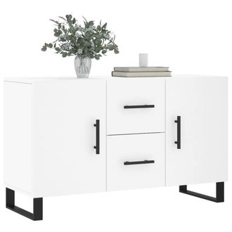 Berkfield Home Sideboard White 100x36x60 cm Engineered Wood | Size: 100 x 36 x 60 cm