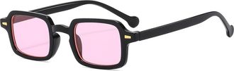 Generic Small Frame Men Sunglasses Outdoor Women Party Decoration Sun Glasses(Pink)