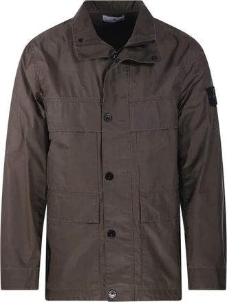 Stone Island Field Jacket - Heren - Zomerjassen - Bruin - XL - Jassen
