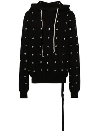 Rick Owens Felpa Granbury con cappuccio - Nero