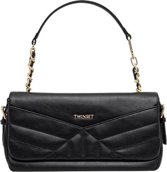 Twinset Dames, Tassen, Zwart, Maat: ONE Size Leer