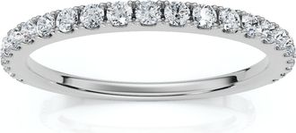 Pompeii3 1/5Ct Diamond Wedding Stackable Anniversary Ring 10k Gold Lab Grown