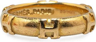 Herm&egrave;s 18K Yellow Gold Fidelite Ring