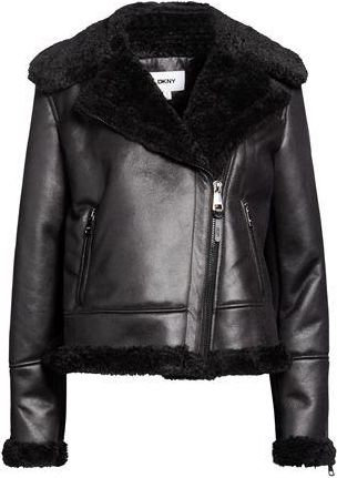 DKNY COATS & JACKETS - Shearling & Teddy on YOOX.COM
