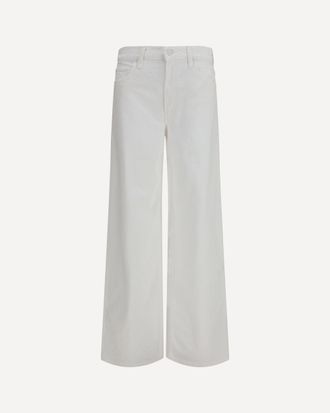 Mother Rerun Zip Sneak Jeans Female 26