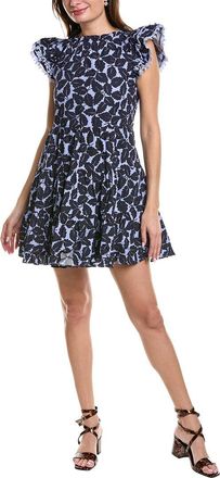 Sail to Sable Sail To Sable Ruffle Neck Mini Dress