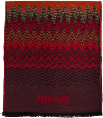 Missoni Winter Scarves, female, Red, Size: ONE SIZE Stylish Scarf