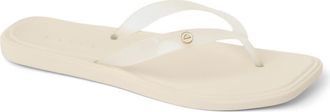 Reef Solaye Waterproof Flip Flop in Clear at Nordstrom, Size 10