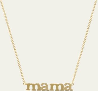 Jennifer Meyer 18k Mama Pendant Necklace