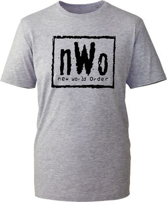 Generic New World Order T-Shirt, Funny NWO Famous Retro 1990s Professional Wrestling Stable Fan Shirt, Gift Unisex Tee Top (HeatherGrey, 4XL Years)