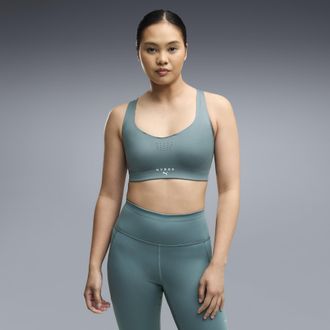Puma Reggiseno sportivo PUMA x HYROX PWRMODE da donna, Abbigliamento, Verde, XXS