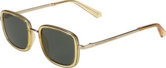 Benetton 5040 102 Mens Sunglasses Yellow Size 48