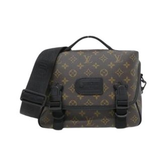 Louis Vuitton Pre-owned Monogram Macassar Schoudertas - Heren - Pre-owned - Bruin - Maat: ONE Size