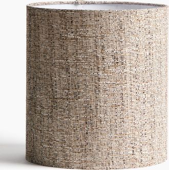 H&M Trommel-Lampenschirm aus Samt - Beige