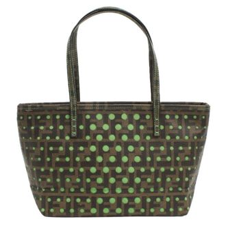 Fendi Brown Pvc Tote Bag (Pre-Owned)