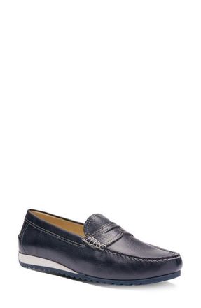 Ara Nomad Penny Loafer in Navy at Nordstrom, Size 10.5