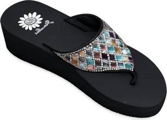 Yellow Box Womens Padmell Flip-Flops In Multi