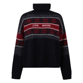 Giada Benincasa Sudadera Crewneck Ciao Amore - Knitwear - Mujer - Azul - S