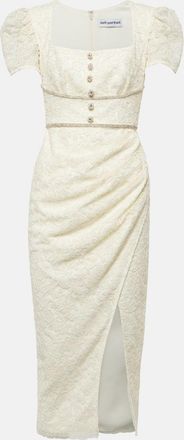 Self Portrait Bridal lace midi dress