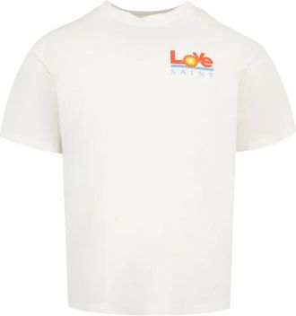 Saint Mxxxxxx T-shirt con stampa grafica - Bianco